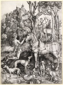 Saint Eustace by Albrecht Dürer